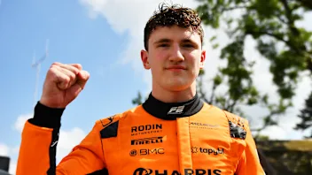 SPA, BELGIUM - JULY 25: Pole position qualifier Alexander Dunne of Ireland and Rodin Motorsport